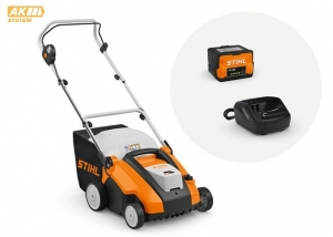 STIHL RLA 240 Cordless Lawn Scarifier - AK system battery & charger set