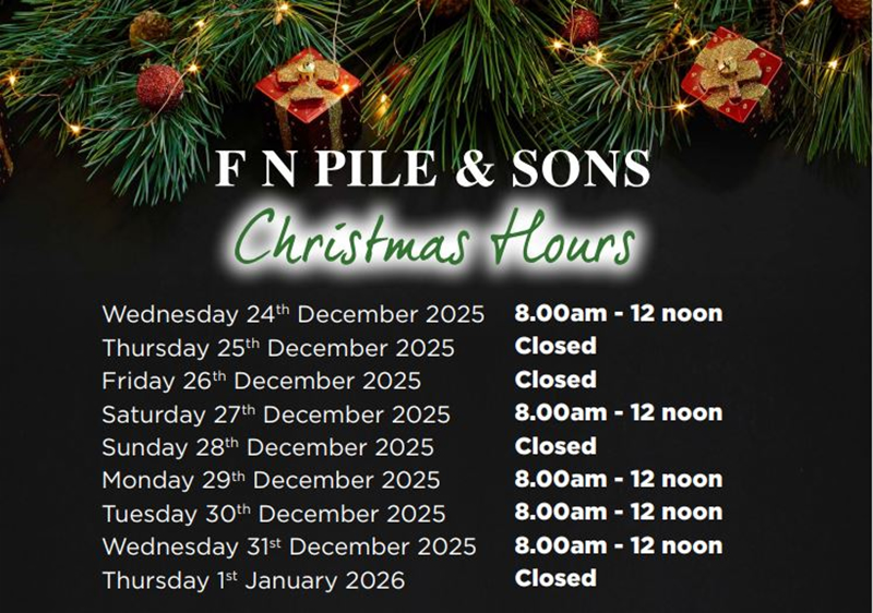 Merry Christmas-Our Christmas Opening Hours
